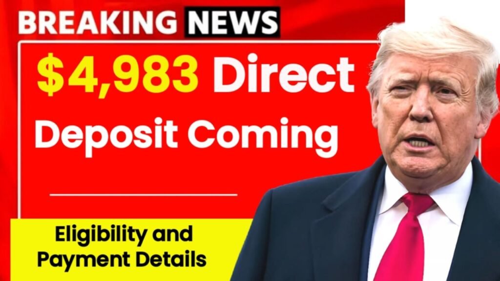 $4,983 Direct Deposit