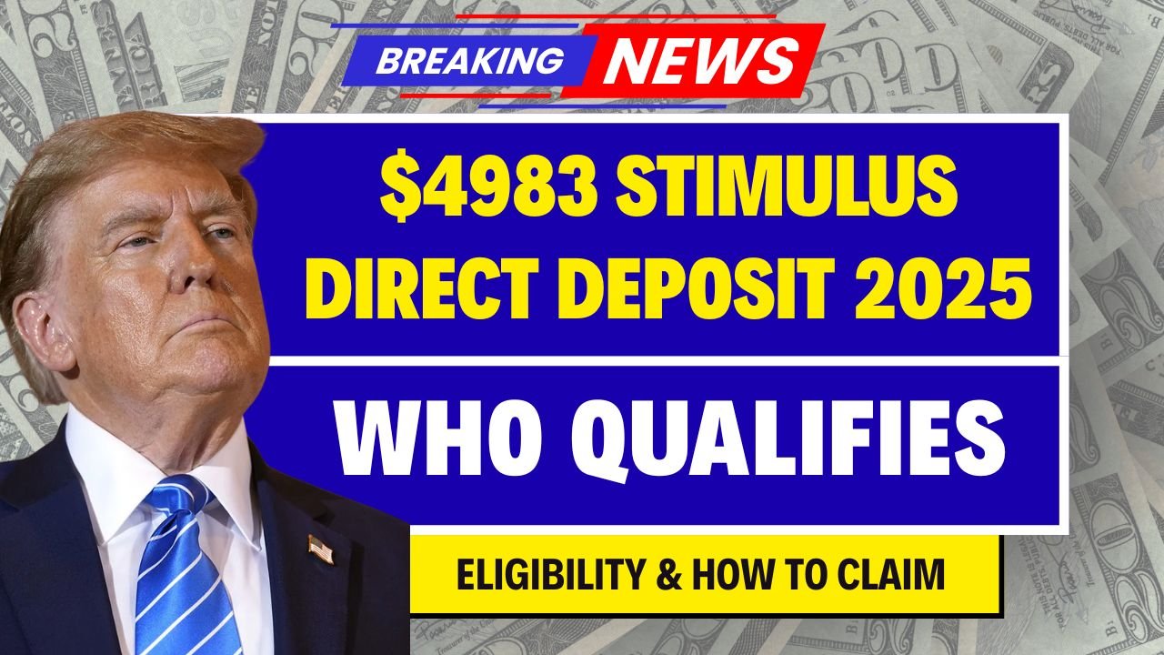 $4983 Stimulus Direct Deposit 2025